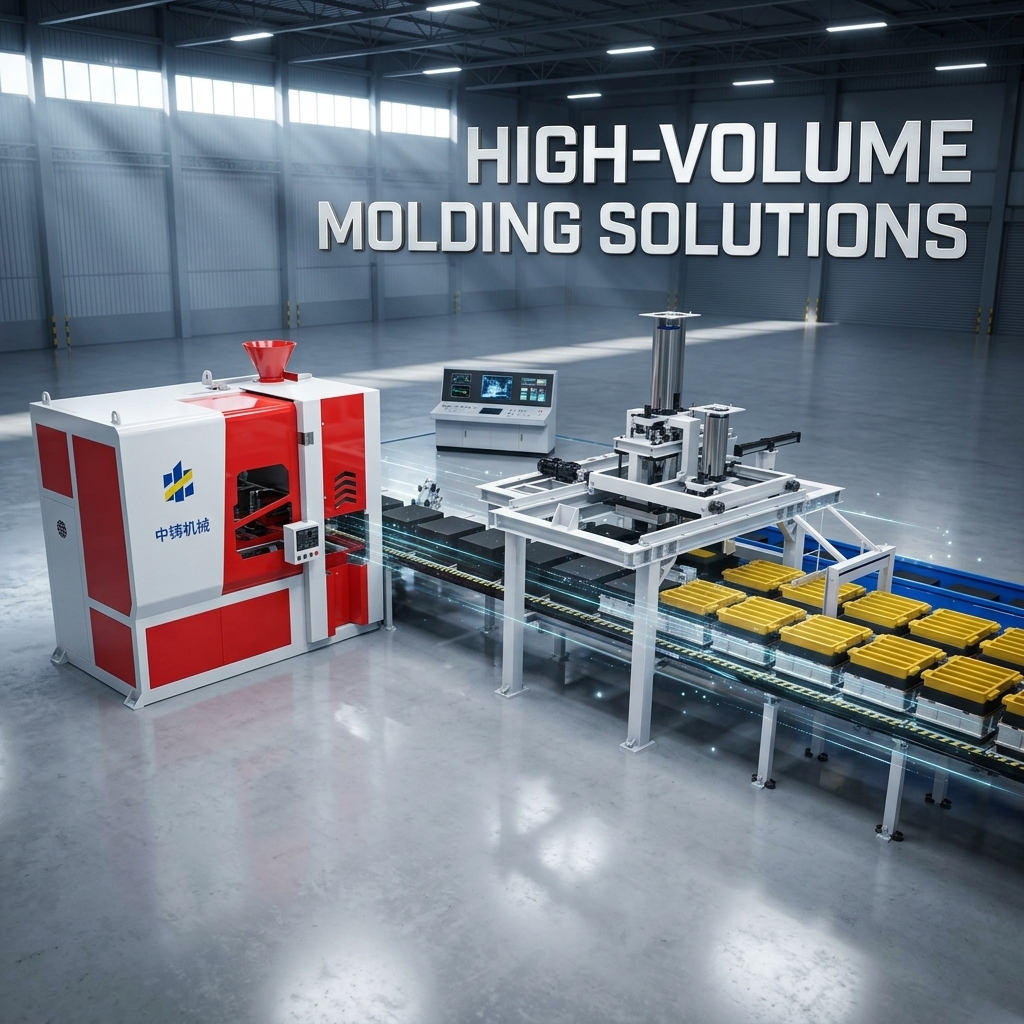 Automated Foundry Moulding Line Horizontal Parting Molding Production ...